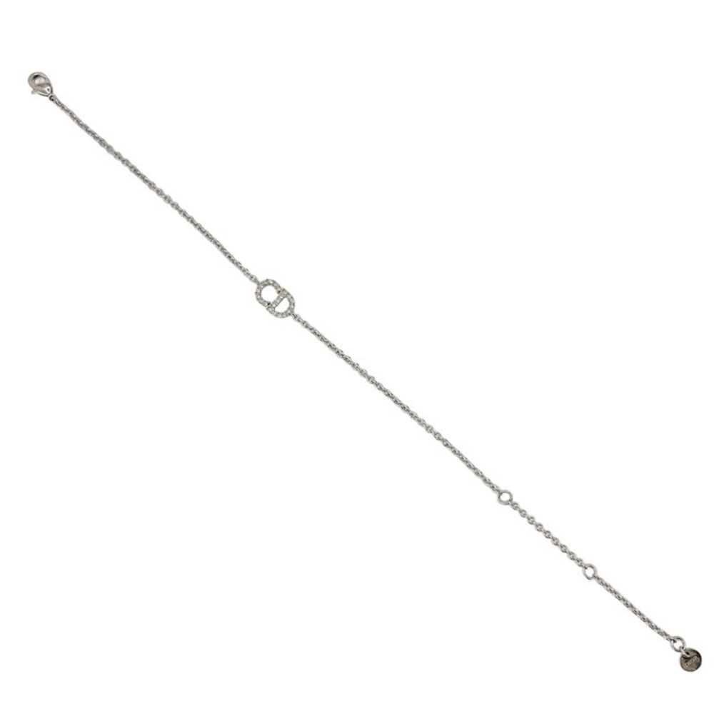 Dior Clair Rhinestone Lune Silver Logo Christian … - image 5